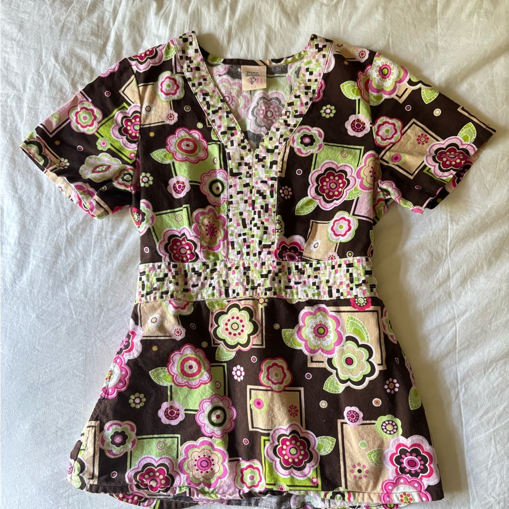 Vintage Scrub Top and Pants set